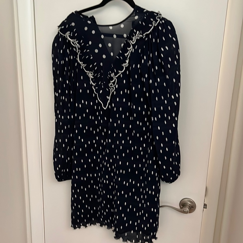NWT Gianni size small polka dot dress